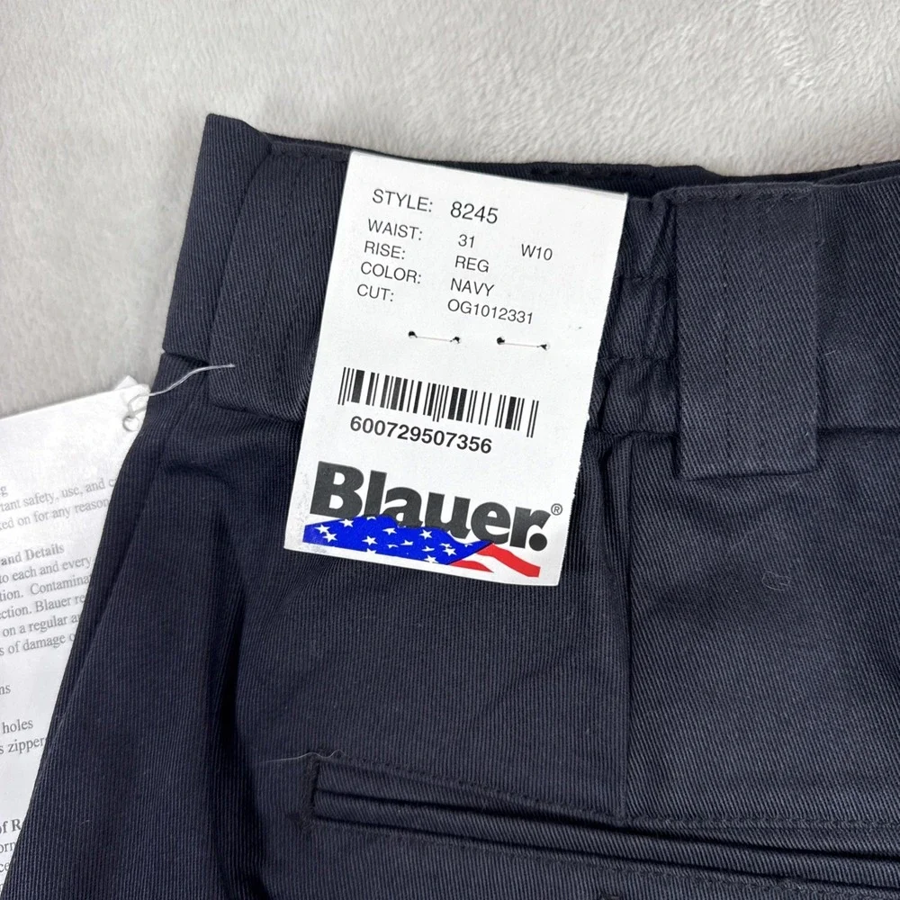 Blauer 8245 5 Pocket Cotton Cargo Shorts Men's Size 31 Navy Blue 10